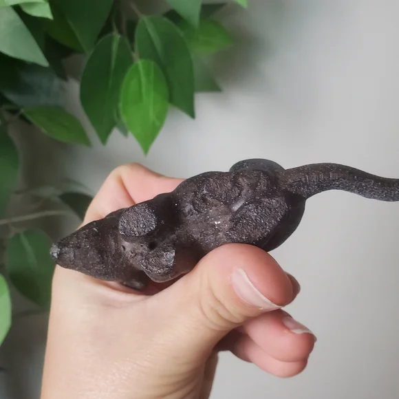 Cast Iron Mouse Paperweight Farmhouse Primitive Decor Small - Picture 3 of 8